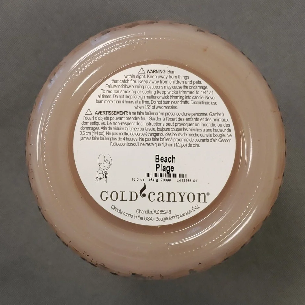 BEACH Gold Canyon 16 oz Medium two wick candle‎